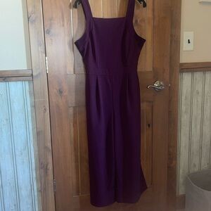 Miami dark wine colored jumpsuit size large